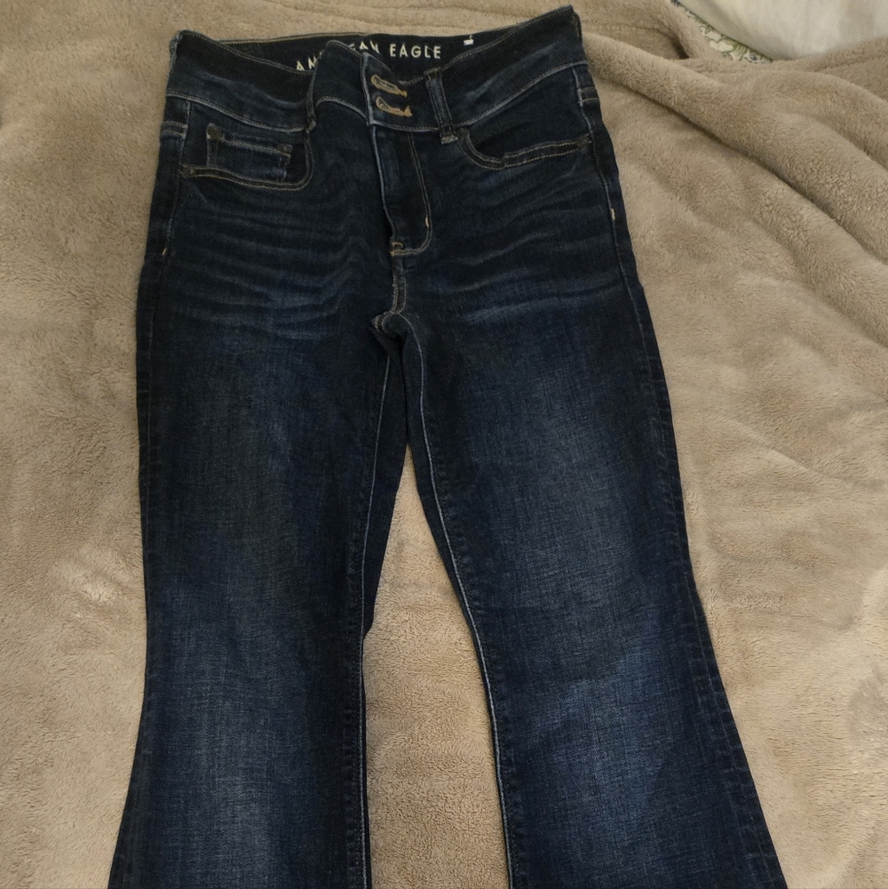 American Eagle Outfitters Women's Indigo Flare Jeans